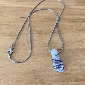 Sandal charm and necklace
